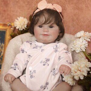 Reborn Baby Dolls 17Inch Cute Realistic Baby Doll with Soft Vinyl Full Body